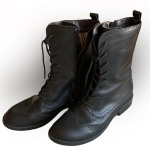 Cole Haan Nike Air Lace-Up Combat Boots